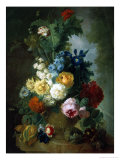 Buy Still Life of Roses and Delphiniums at AllPosters.com