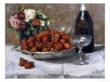 Buy Still Life with Champagne and Strawberries at AllPosters.com