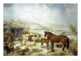 Buy The Farmyard in Winter at AllPosters.com