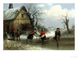 Skaters on a Pond