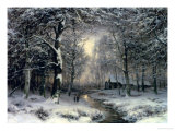 Buy Wooded Winter Landscape, c.1899 at AllPosters.com