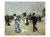 L'Esplanade des Invalides et Promenade, Paris, c.1880