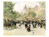 Buy Boulevard Haussmann, Paris at AllPosters.com