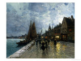 Buy The Port at Dusk at AllPosters.com