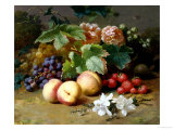 Buy Still Life with Flowers and Fruit at AllPosters.com