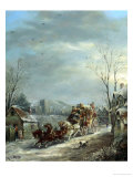 Buy The Exeter Coach in the Snow at AllPosters.com