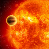Gas-Giant Exoplanet Transiting Across the Face of Its Star