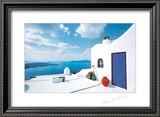 Buy Blue Door with Red Pot at AllPosters.com