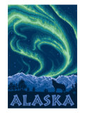 Buy Alaska Northern Lights and Wolf at AllPosters.com