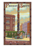 Pioneer Square Totem Pole, Seattle, Washington