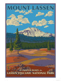 Painted Dunes Scene, Mount Lassen, California