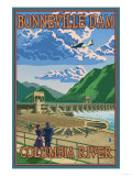 Buy Bonneville Dam, Columbia River, Oregon at AllPosters.com