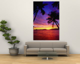 Buy Island Sunset, Marovo Lagoon, Western Province, Solomon Islands at AllPosters.com