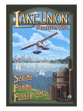 Buy Lake Union Float Plane, Seattle, Washington at AllPosters.com