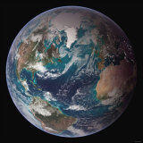 Planet Earth Western Hemisphere, NASA Satellite Composite