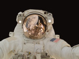 Buy International Space Station Components Reflected in Astronaut's Helmet, October 30, 2007 at AllPosters.com