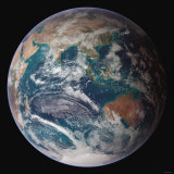 Planet Earth Eastern Hemisphere, NASA Satellite Composite