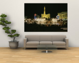 Buy A Night View of the Water and Light Show at the Bellagio Hotel at AllPosters.com
