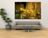 Trevi Fountain at Night, Rome, Italy