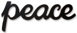 Peace Wood Sign