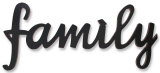 Family Wood Sign