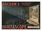 Buy Edison's Greatest Marvel: The Vitascope, c.1896 at AllPosters.com
