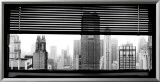 View over Manhattan, New York Framed Art Print