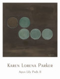 Buy Aqua Lily Pads II at AllPosters.com