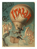 Buy Ascensione del Cave - Emile Julhes, Capitano Areonauta at AllPosters.com