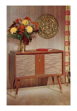 Fifties Console with Vase