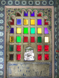 Stained Glasses in City Palace, Udaipur, Rajasthan, India
