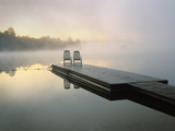 Chairs on Dock, Algonquin Provincial Park, Ontario, Canada