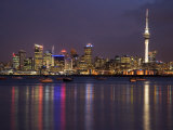 Buy Auckland Cbd, Skytower and Waitemata Harbor, North Island, New Zealand at AllPosters.com