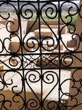 Taourirt Kasbah Viewed Through Lattice Window, Ouarzazate, South of the High Atlas, Morocco