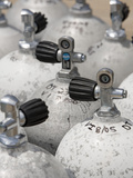Scuba Tanks, Tiara Beach Resort, Cayman Brac, Cayman Islands, Caribbean