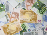 Montage of Miscellaneous Euro Currency