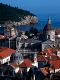 Buy Dalmation Coast on the Adriatic Sea, Medieval Walled City of Dubrovnik, Serbia at AllPosters.com