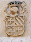 Medieval Coat of Arms, Chateau Carignan, Premieres Cotes De Bordeaux, France