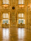 Interior Room of Peterhof, Royal Palace Founded by Tsar Peter the Great, St. Petersburg, Russia