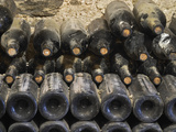 Old Bottles Aging in the Cellar, Chateau Vannieres, La Cadiere d