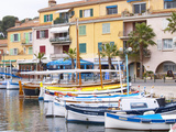 View of Harbour with Fishing and Leisure Boats, Sanary, Var, Cote d'Azur, France