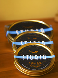 Tins of Caviar d'Aquitaine Sturia, Caviar Et Prestige, Saint Sulpice Et Cameyrac