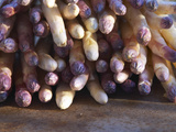 Pile of White Asparagus, Clos Des Iles, Le Brusc, Cote d'Azur, Var, France