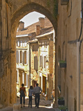 Street in Old Medieval Village of Saint Emilion, Bordeaux, France