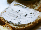 Piece of Bread with Truffles Butter, Truffiere De La Bergerie (Truffiere) Truffles Farm