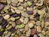 Beans Displayed in Market, Cuzco, Peru