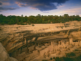 Ruins of Cliff Palace Built by Pueblo Indians, Mesa Verde National Park, Colorado, USA