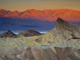 First Light on Zabriskie Point, Death Valley National Park, California, USA