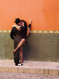 Tango Dancers in Streets of San Miguel De Allende, Mexico