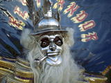 Native Dancer in Mask and Headdress, La Paz, Bolivia